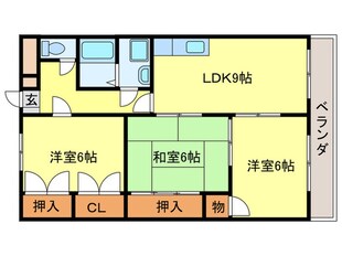 ルベ－ル日の出の物件間取画像